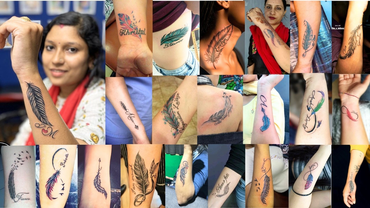 These feather tattoos are so aesthetic #tattoo #feather #art