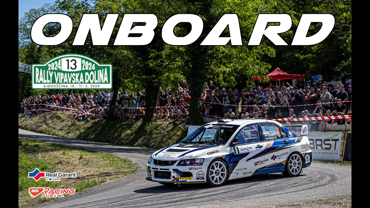 ONBOARD // Rally Vipavska Dolina // Gyarmati Ariel - Kocsis György // Mitsubishi EVO IX. // SS Manče