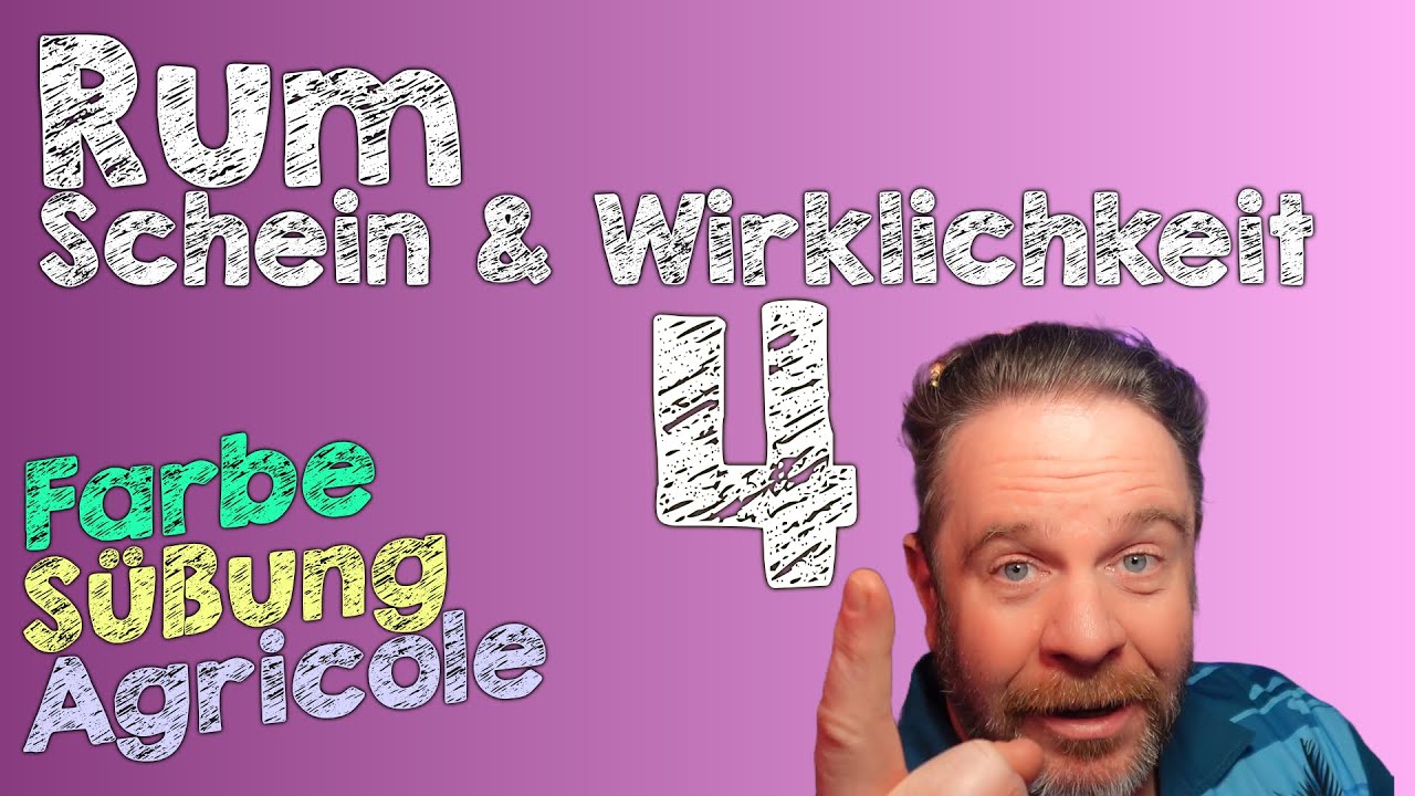 Rum wird durch Zucker und Farbe oft anders wahrgenommen - Schein&Wirklichkeit 4