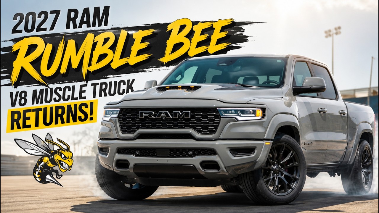 Ram Rumble Bee 2027 возвращает моду на мощные пикапы