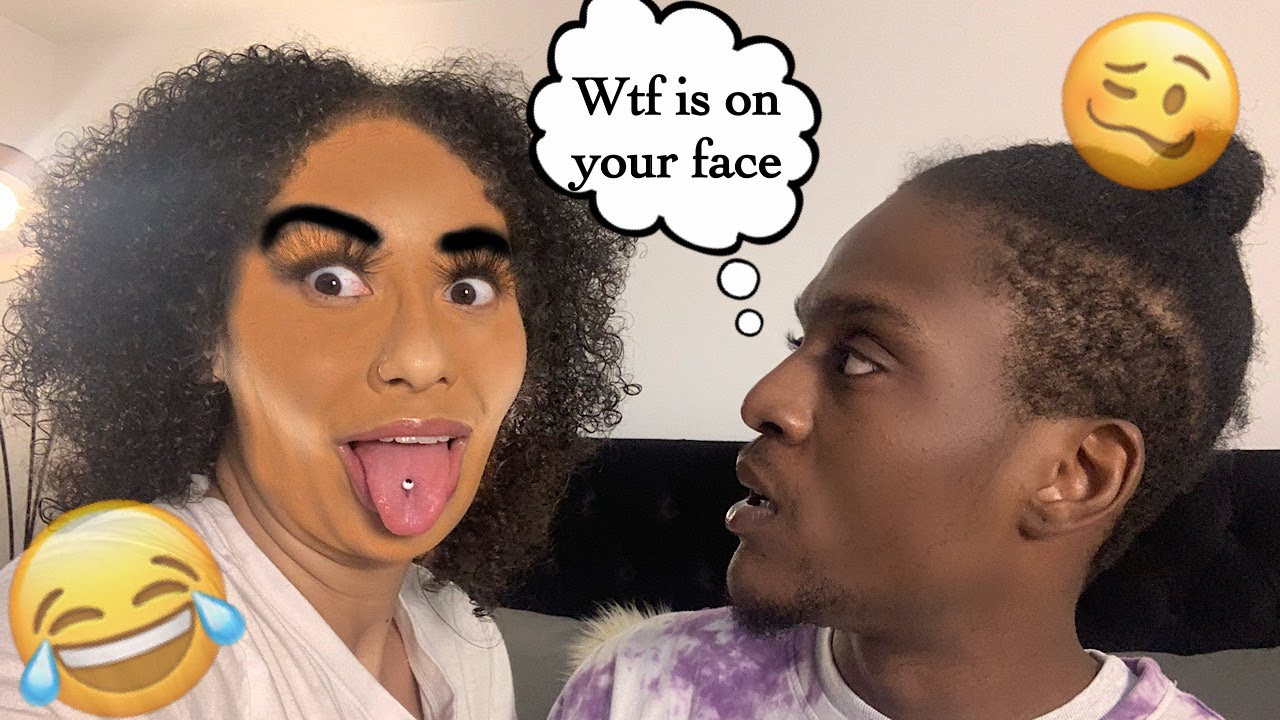 I DID MY MAKEUP FOR THE FIRST TIME EVER TO SEE MY BOYFRIEND'S REACTION!!