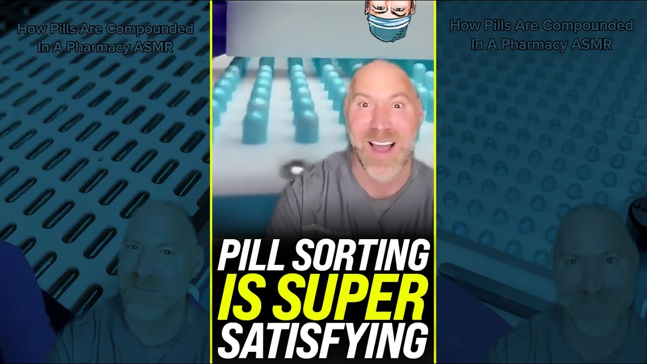 Pill Sorting is Super Satisfying ☺️ #shorts