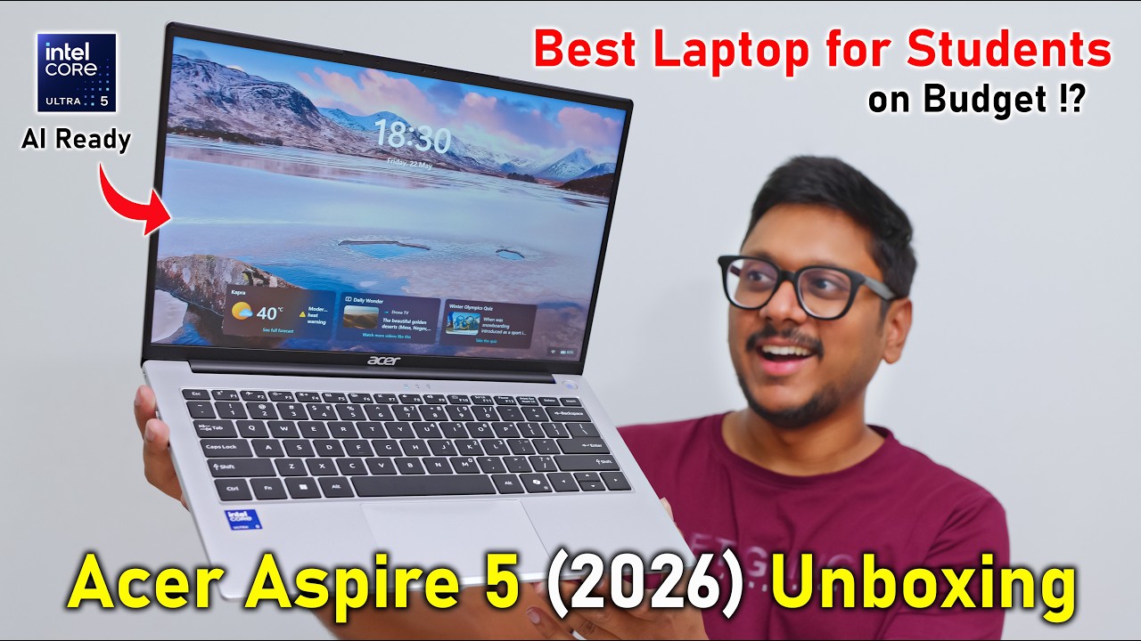 Best Laptop for Students on Budget ..?🤔New Acer Aspire 5 (2026) Unboxing