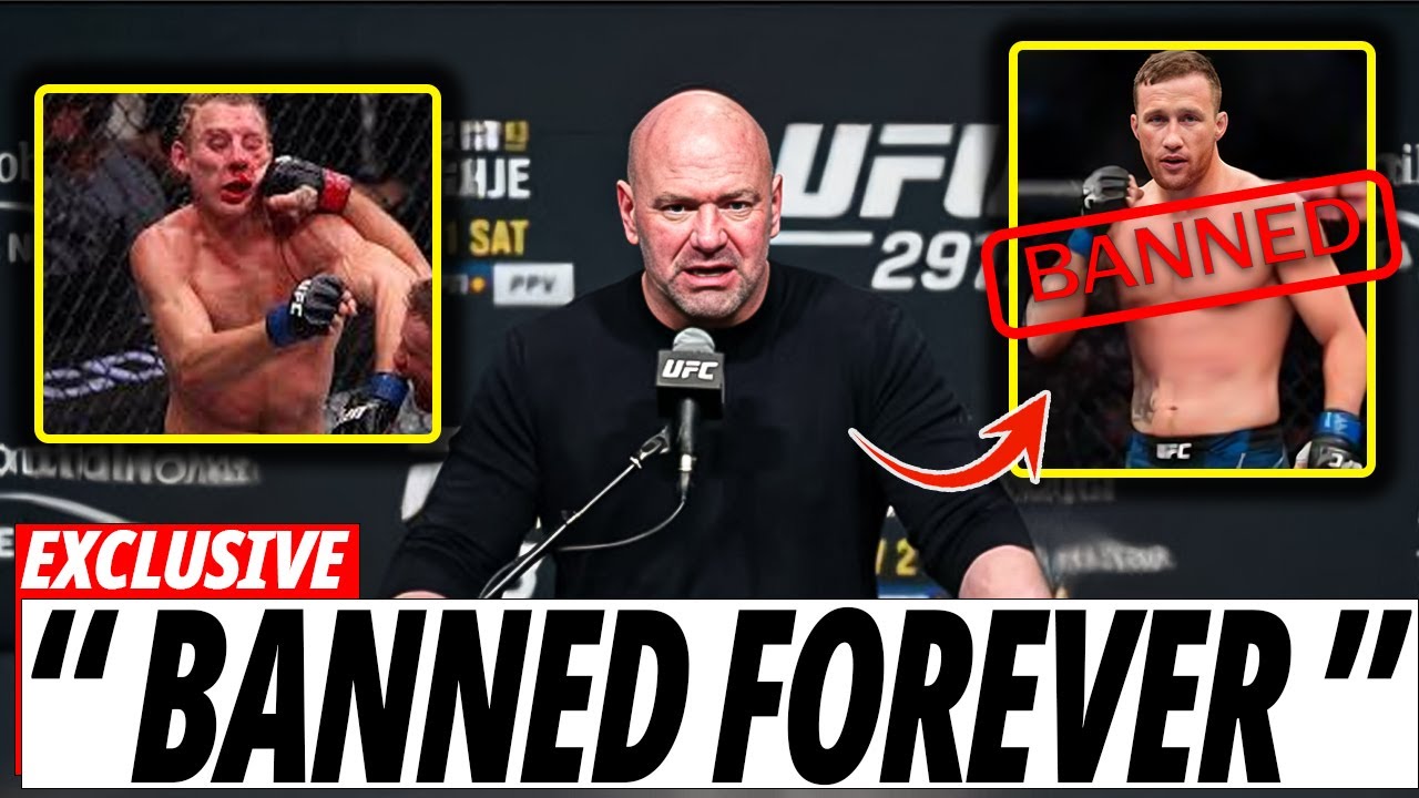 “HE IS DONE!” — Dana White BANNED Justin Gaethje After Paddy Pimblett’s Incident On Last Fight!