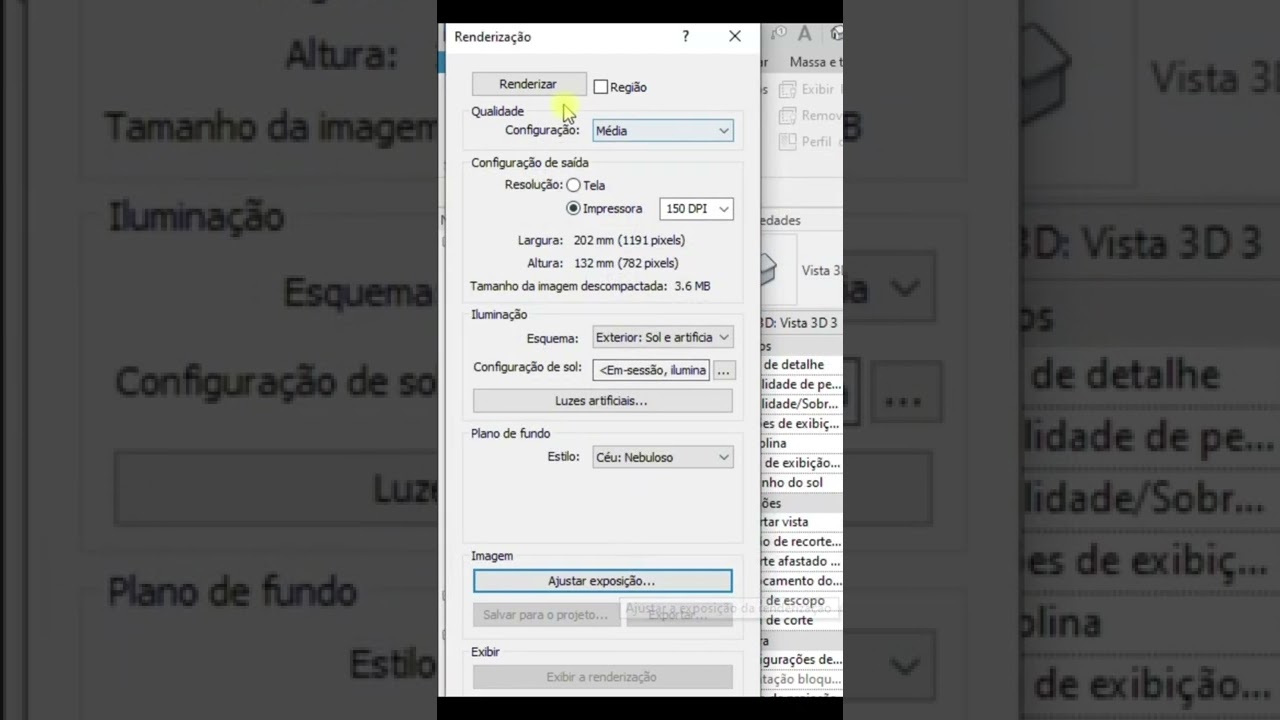 Como RENDERIZAR no Revit rapidamente!🔥🚀