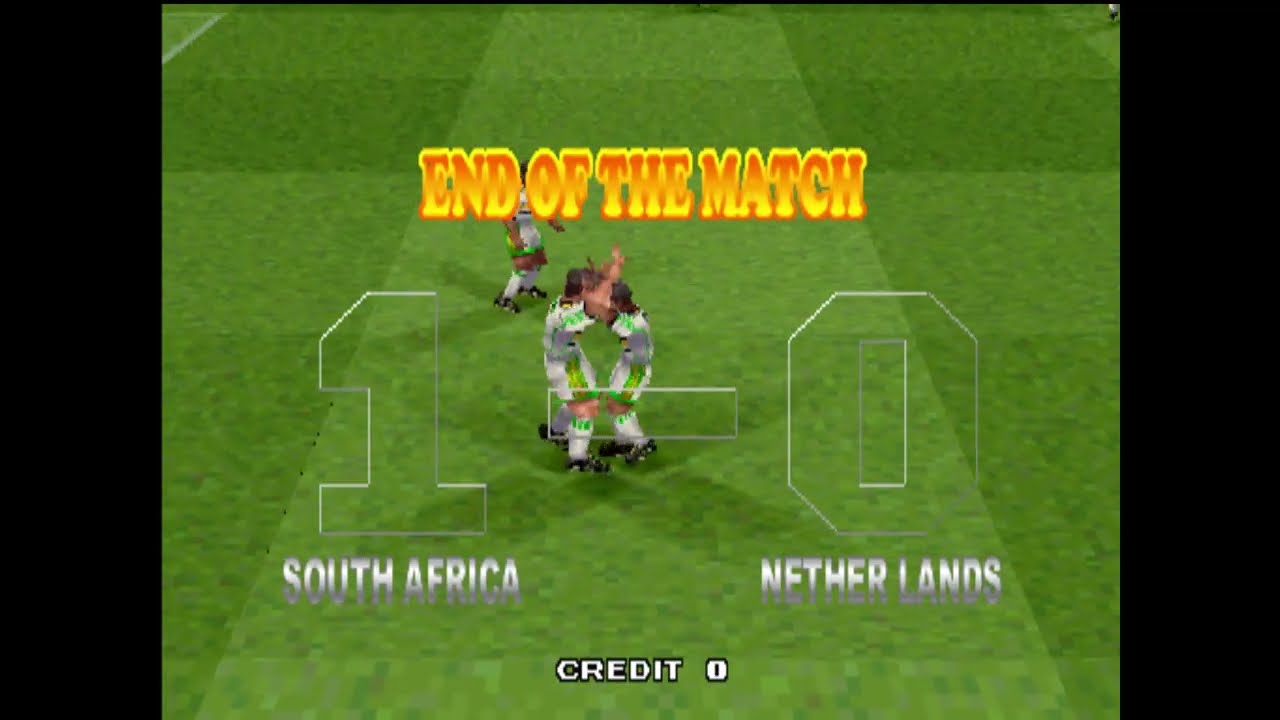 16   SOUTH  AFRICA   -   NEDERLANDS   1 - 0   MAME  Tecmo World Cup Millennium JAPAN  tecmowcm  2021