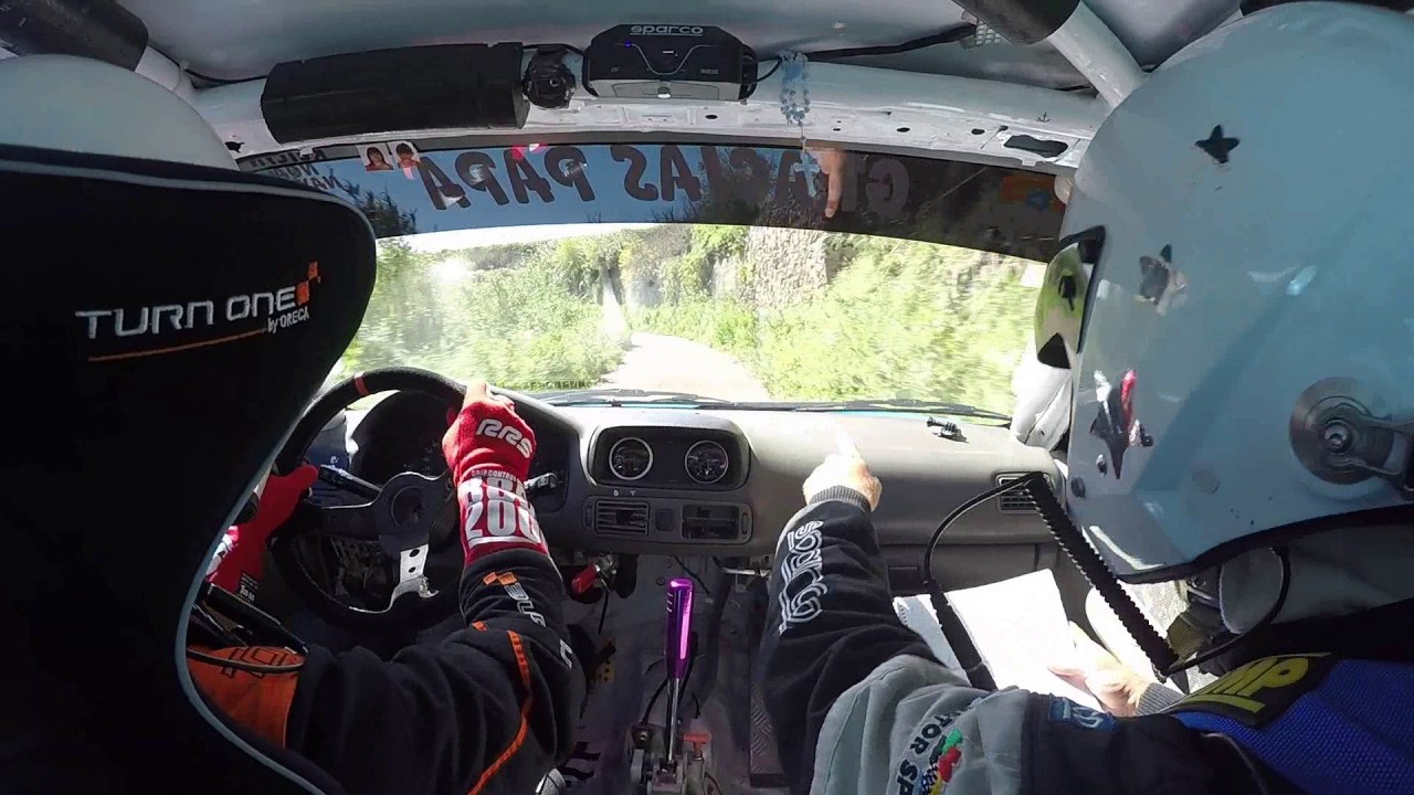 Rally Santa Brigida 2017: Accidente Onboard Samuel Rguez - Omar Rguez