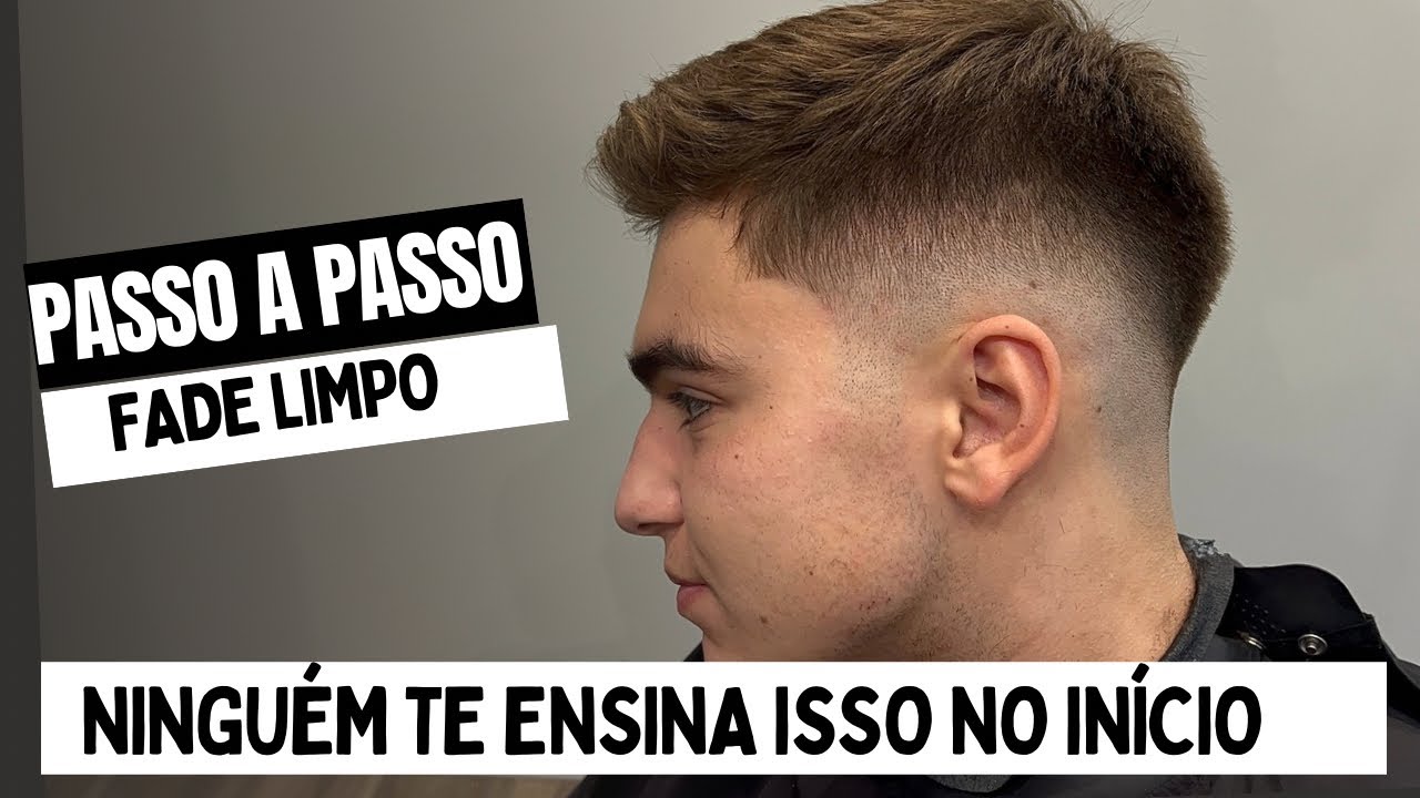 Aprenda degradê do zero: passo a passo simples e limpo (Ninguém ensina isso no início da barbearia)