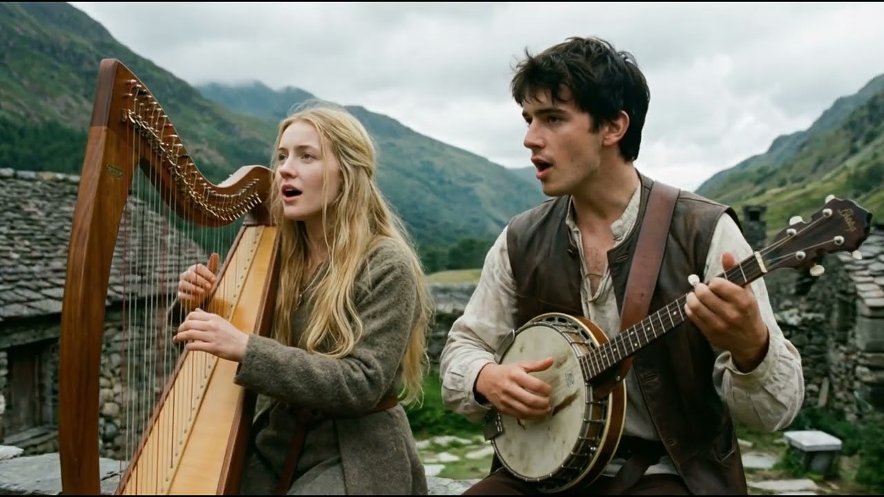 By the River of Light | Medieval Village Folk Music | Calm Christian Nature Song