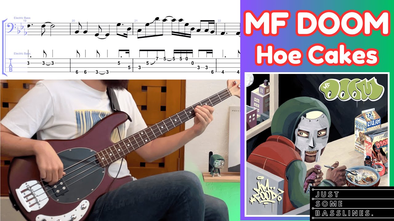One of DOOM's grooviest samples? | MF DOOM – Hoe Cakes (Bass Cover + Tabs)