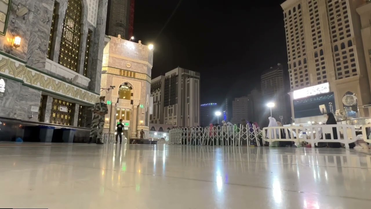 فجر 29 12 1443 ‏من ساحات الحرم المكي￼