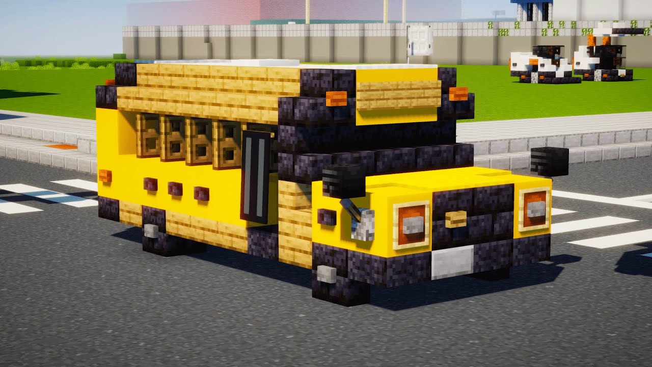 Краткое руководство по созданию школьного автобуса в Minecraft