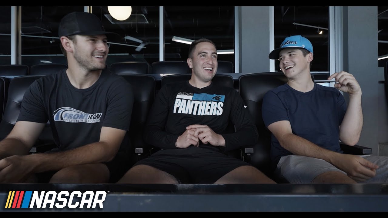 NASCAR vs. NFL | the Fast Friends take on Carolina Panthers practice