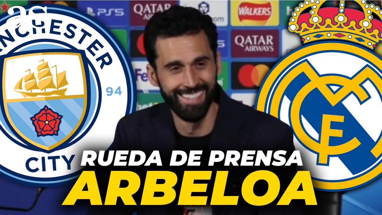 ARBELOA, RUEDA PRENSA COMPLETA hoy MANCHESTER CITY 1 - REAL MADRID 2 tras IMPONERSE a GUARDIOLA