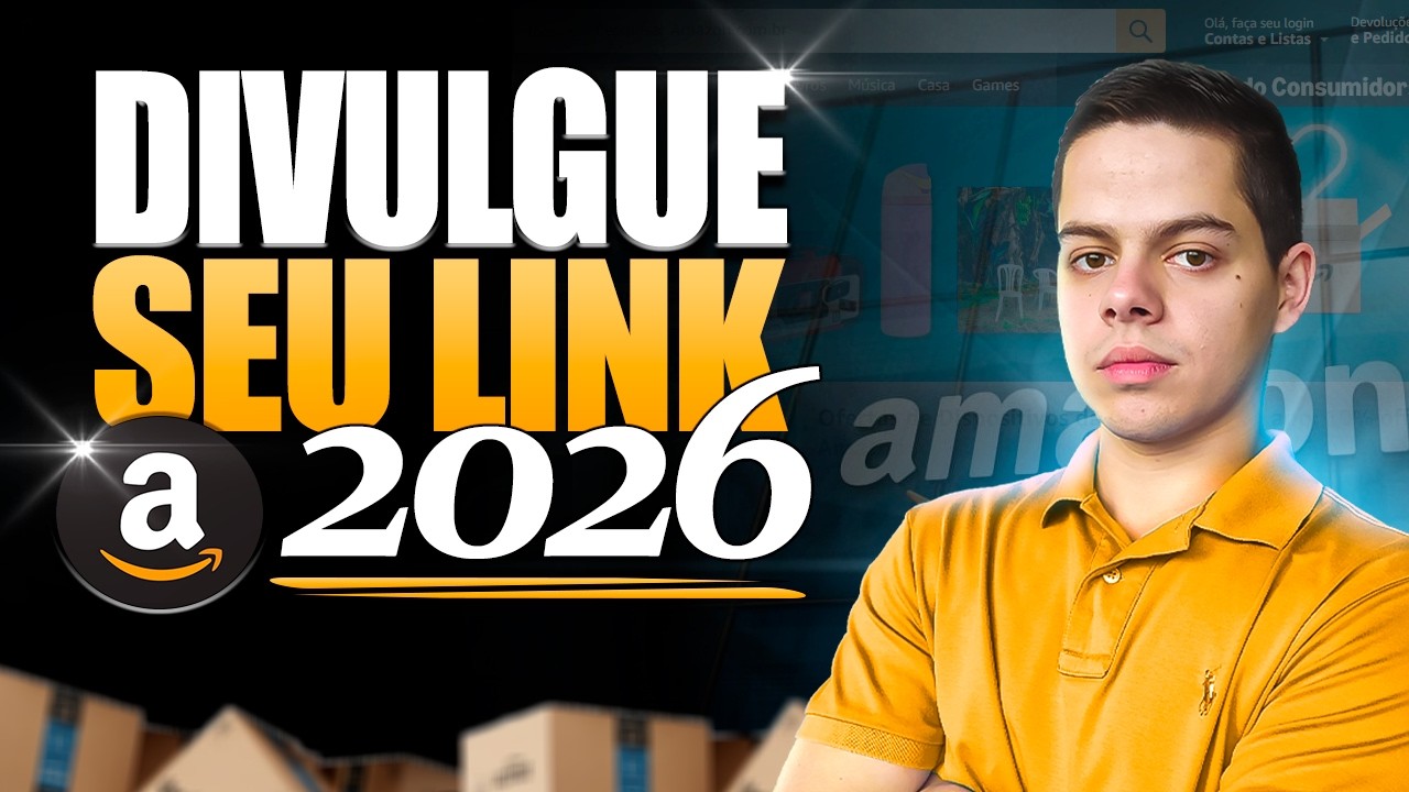 COMO DIVULGAR LINK DE AFILIADO AMAZON GRÁTIS | Passo a Passo Programa de Afiliados Amazon 2026