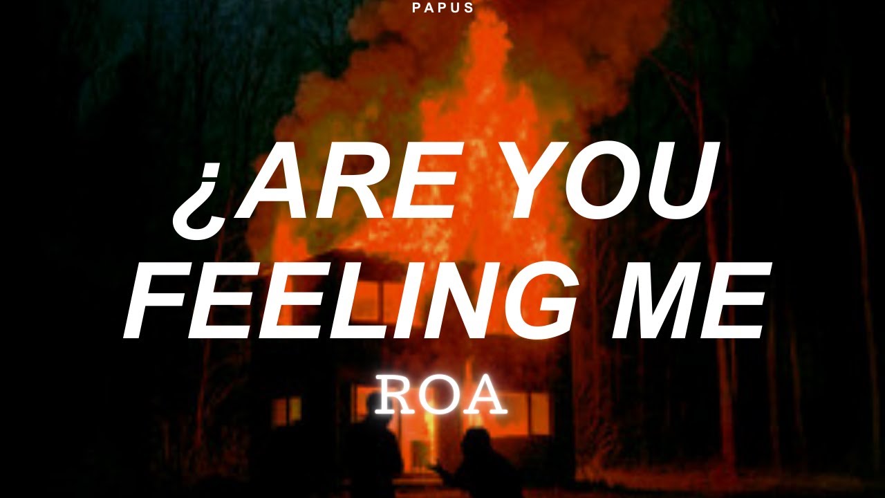 ROA - ARE YOU FEELING ME - LETRA