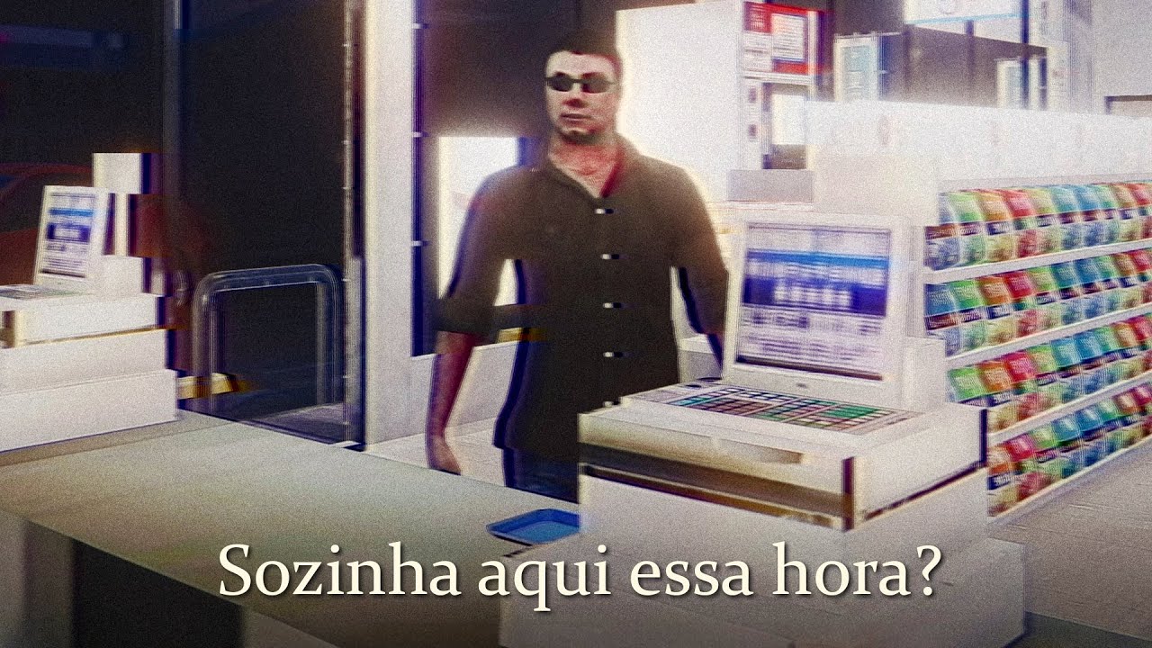 os perigos de trabalhar de madrugada em uma conveniência...