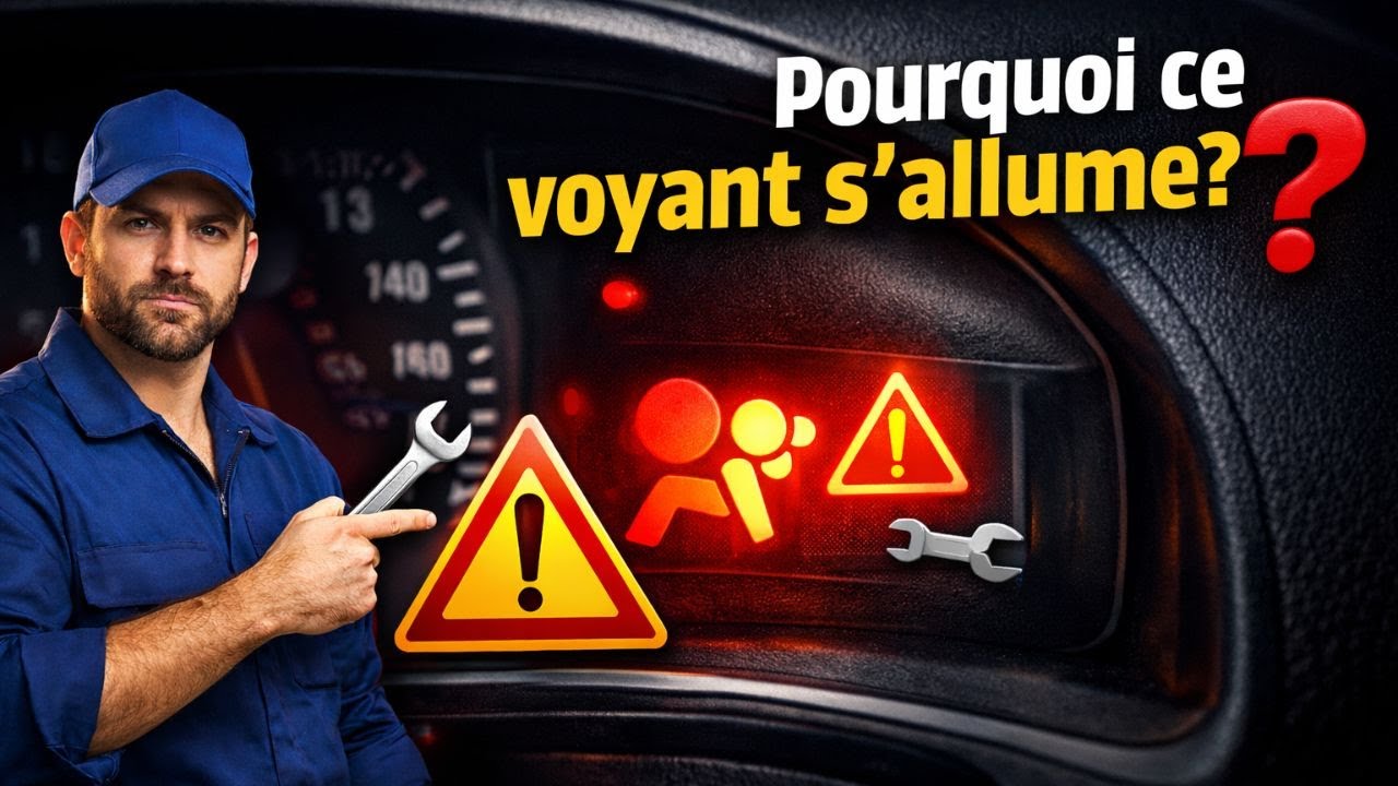 Voyant airbag allumé ⚠️ Est-ce dangereux ?