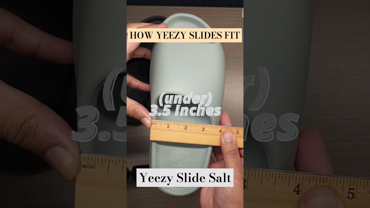 HOW YEEZY SLIDES FIT 