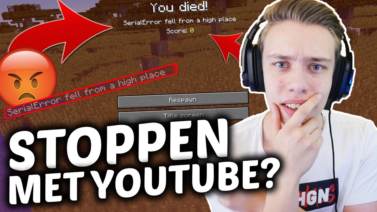 IK GING BIJNA STOPPEN MET YOUTUBE DOOR DIT!!