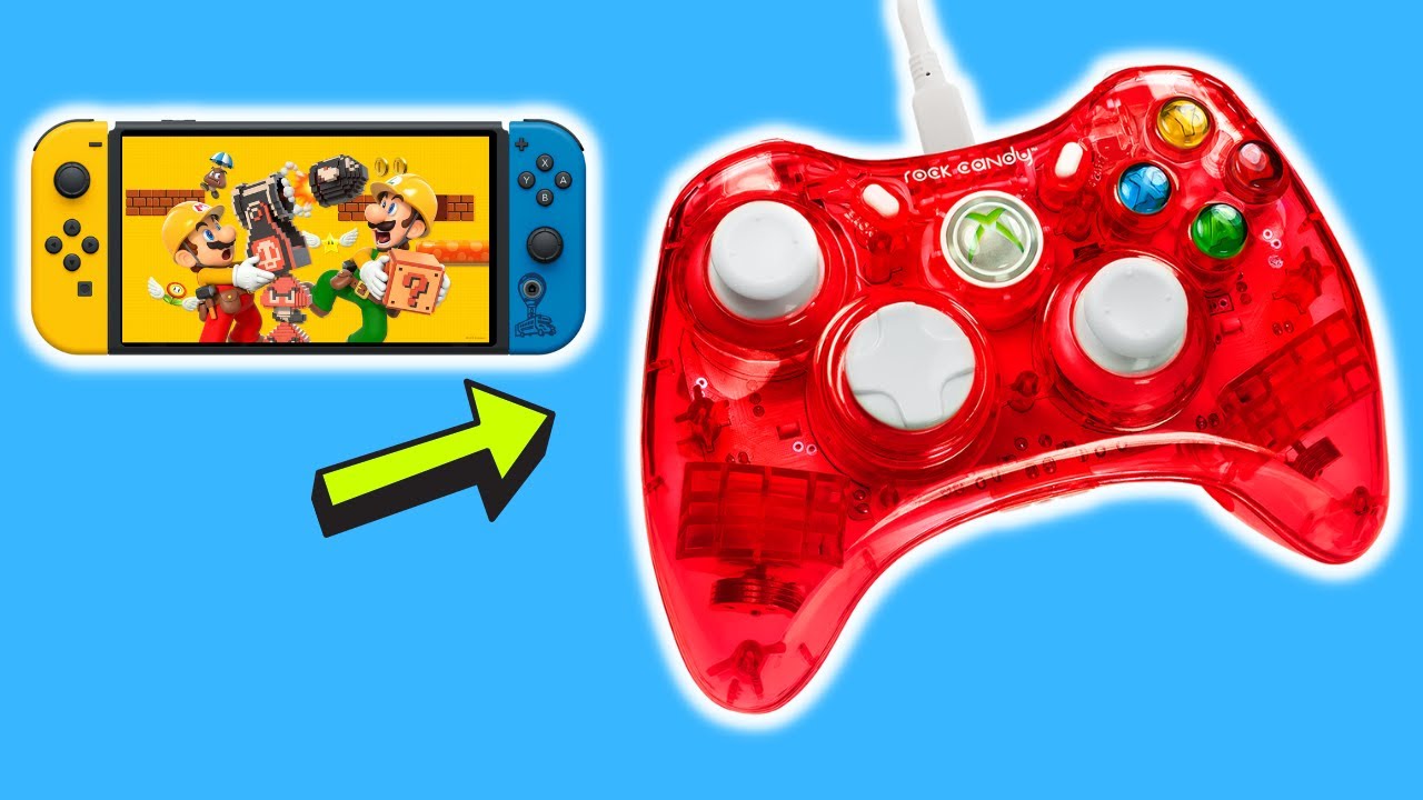 ✅ CÓMO CONECTAR MANDO XBOX 360 a NINTENDO SWITCH 🎮 CONTROL de XBOX 360 con CABLE (alámbrico)