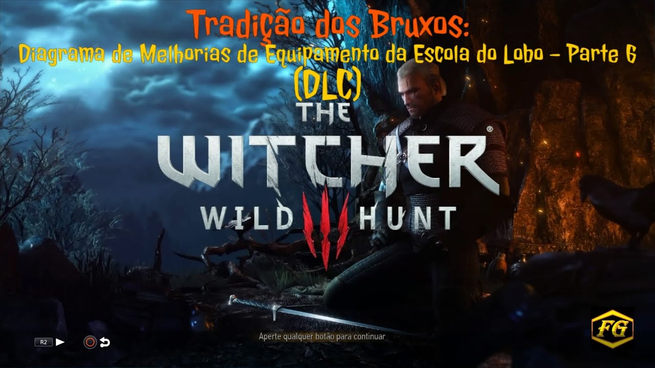 The Witcher 3 - Diagrama de Melhorias de Equipamento da Escola do Lobo - Parte 6 (DLC)
