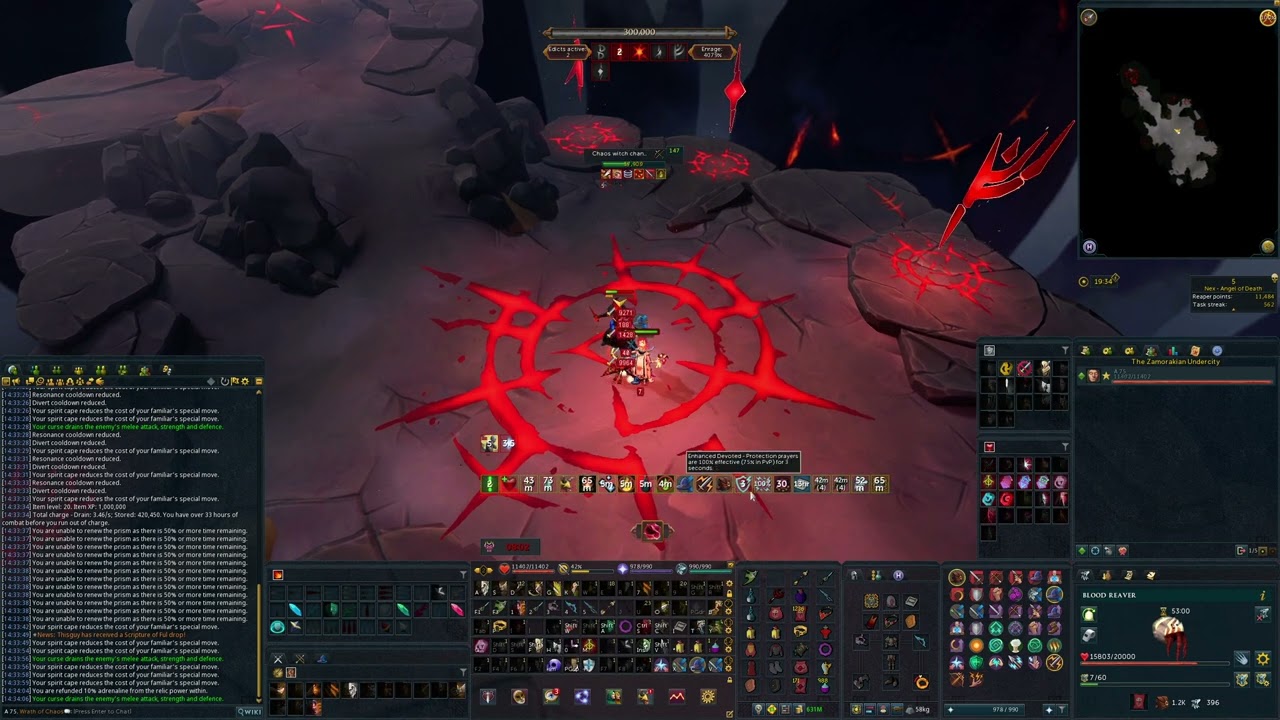 Unofficial 4k% Enrage Zamorak Melee Solo