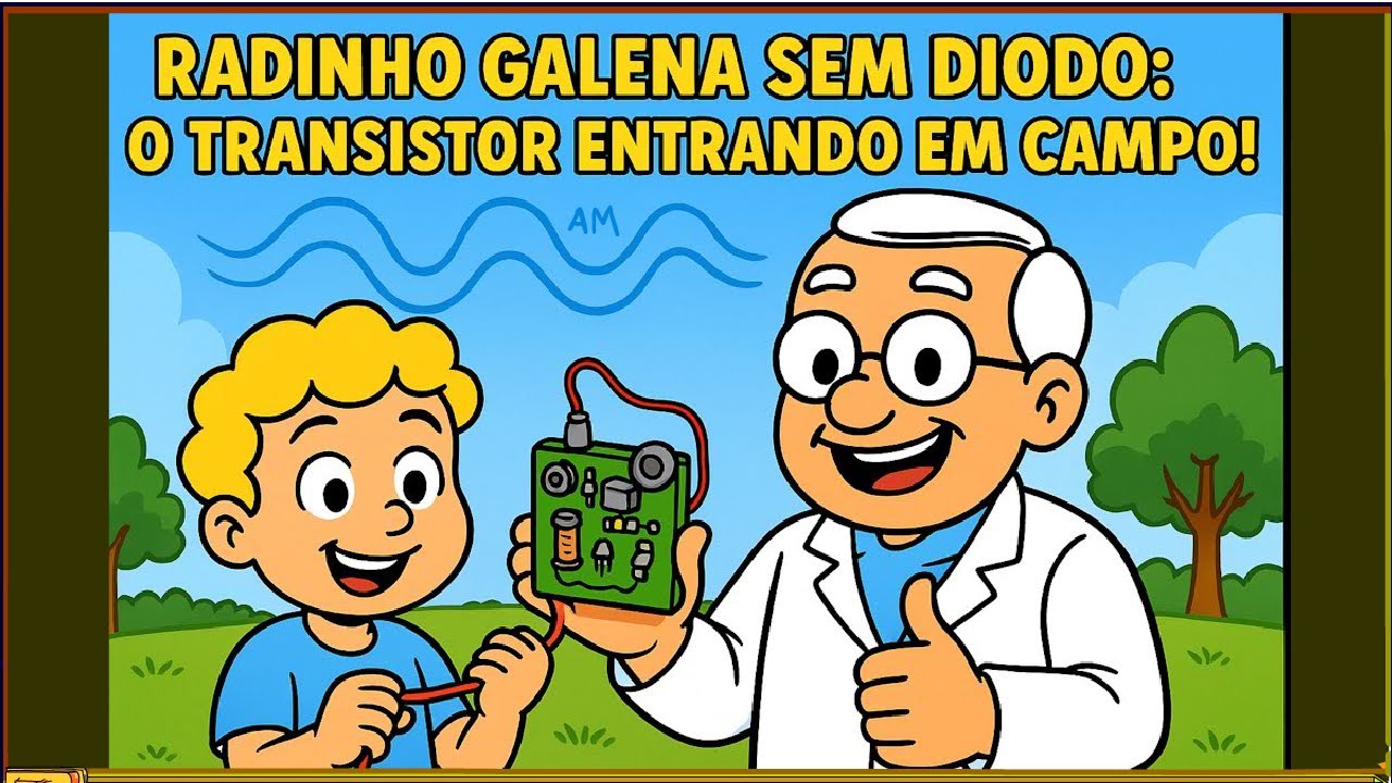 Radinho Galena sem Diodo: O Transistor Entrando em Campo!