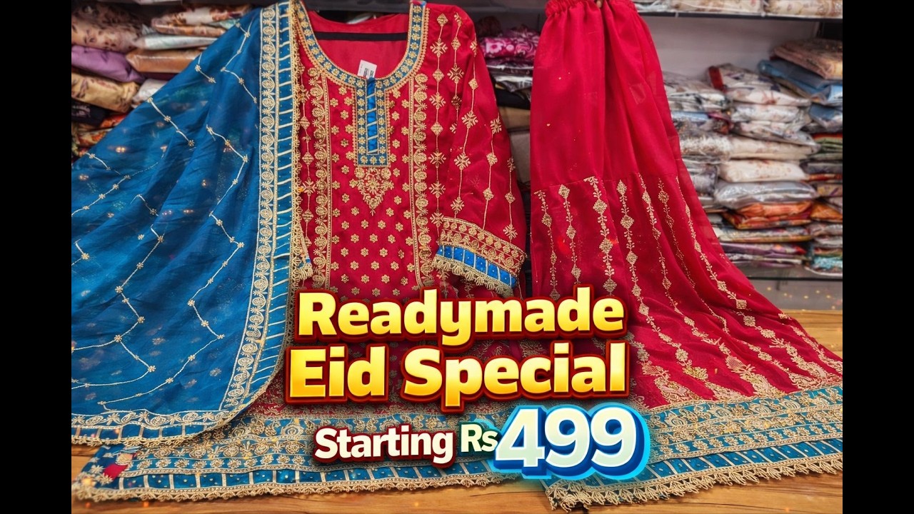 Eid Collection | Readymade Dresses Starting Rs 499 | Suits | Gowns | VV Collections