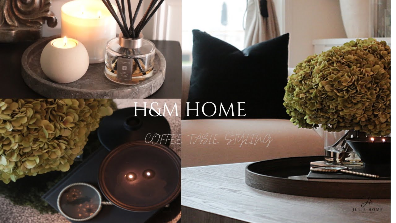 H&M HOME HAUL/ COFFEE + COSOLE TABLE STYING/ FED 2023