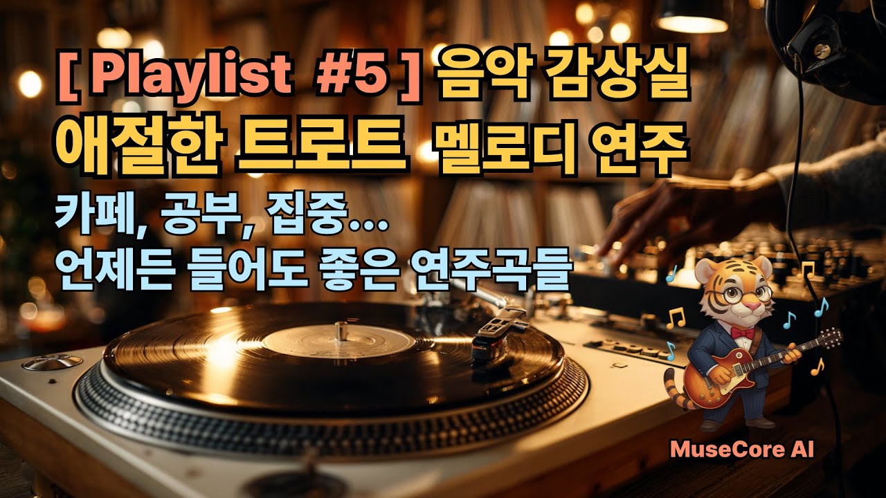 𝓟𝓵𝓪𝔂𝓵𝓲𝓼𝓽 💞 추억 속의 멜로디 Vol.5 |  애절한 트로트 연주 곡 들 | Relaxing Cafe Music | #카페, #공부 #집중...