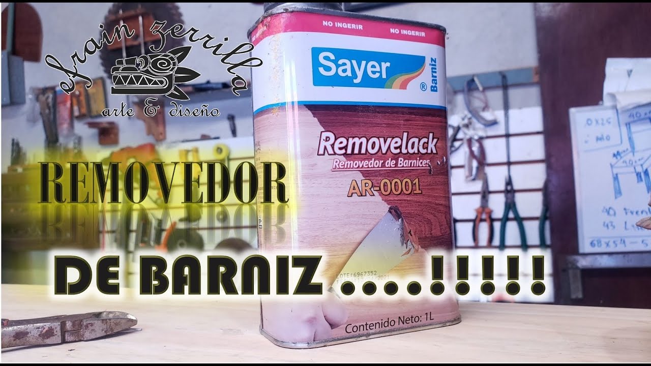 Removedor de Barniz |DIY |efrain zerrilla...!!!!