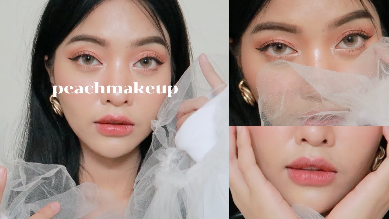 𝐏𝐞𝐚𝐜𝐡 𝐌𝐚𝐤𝐞𝐮𝐩 🍑 แต่งหน้าสีชมพูพีช 🍑  | 𝒎𝒊𝒍𝒅𝒏𝒊𝒕𝒉𝒂