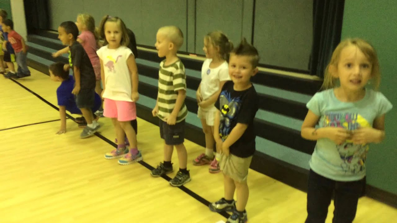 Shark tag in PE with Mr. Kenny