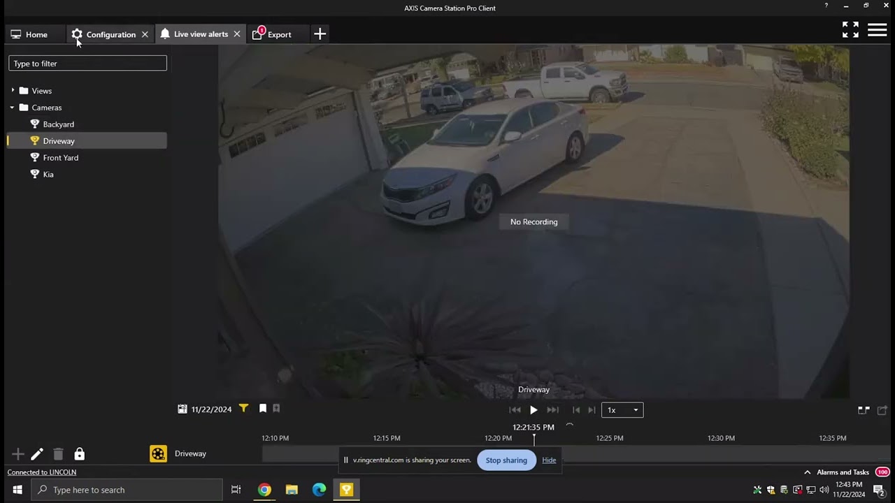 Axis Camera Station Pro Client demo