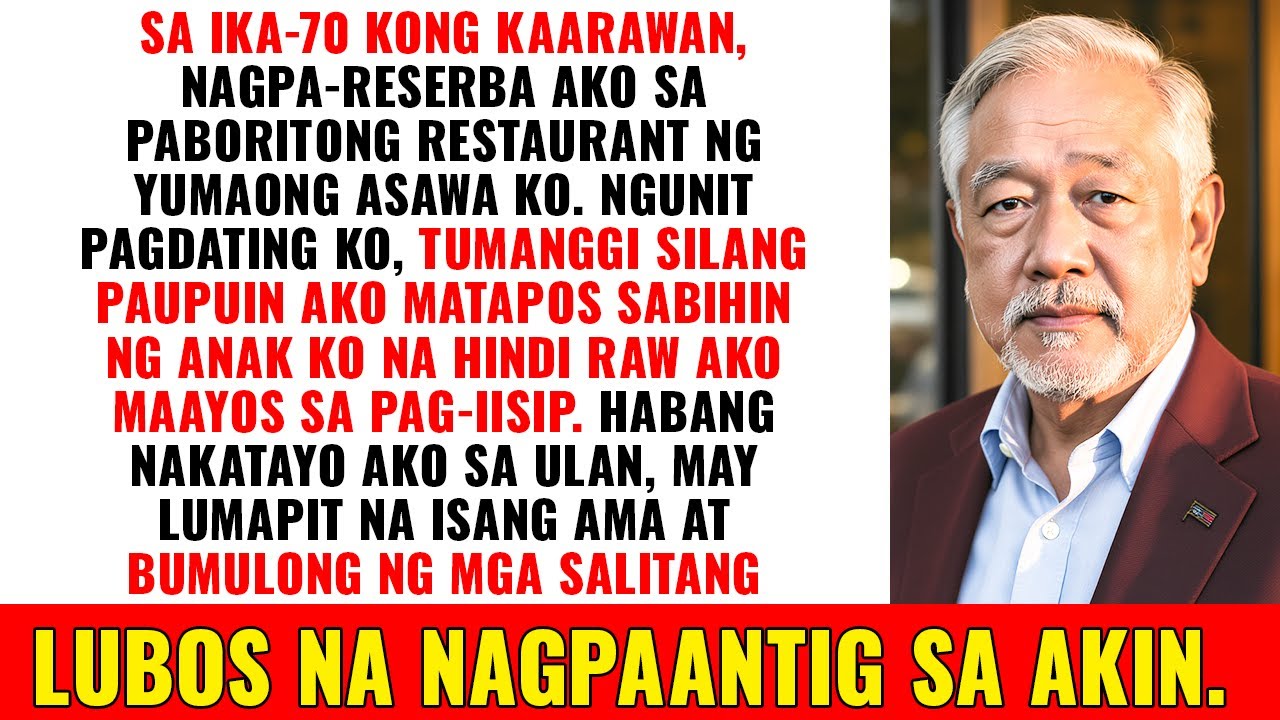 Pinagkaitan Ako ng Mesa sa Aking Ika-70 Kaarawan—Hanggang sa May Lumapit na Isang Single Father …