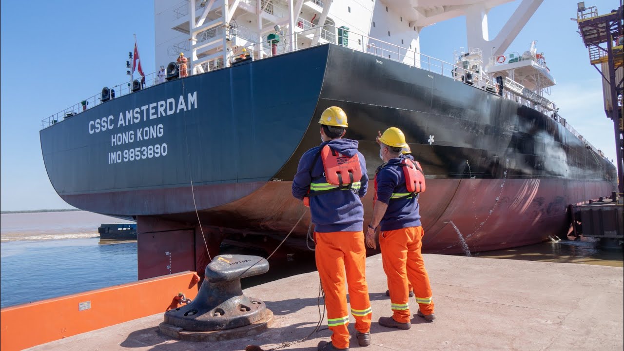 Recap - Buque CSSC AMSTERDAM en puerto NAVIOS / Nueva Palmira