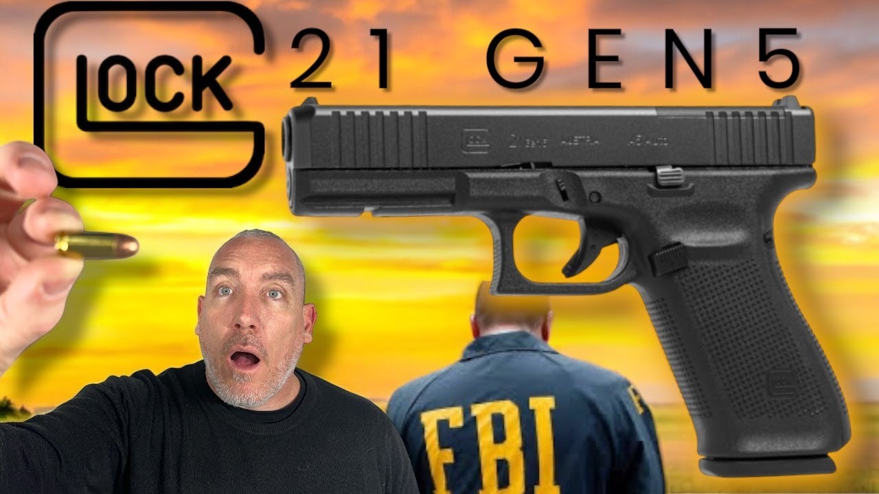 GLOCK 21 : LE PLUS IMPOSANT DES GLOCK, CHOISI PAR CERTAINS AGENTS DU FBI !