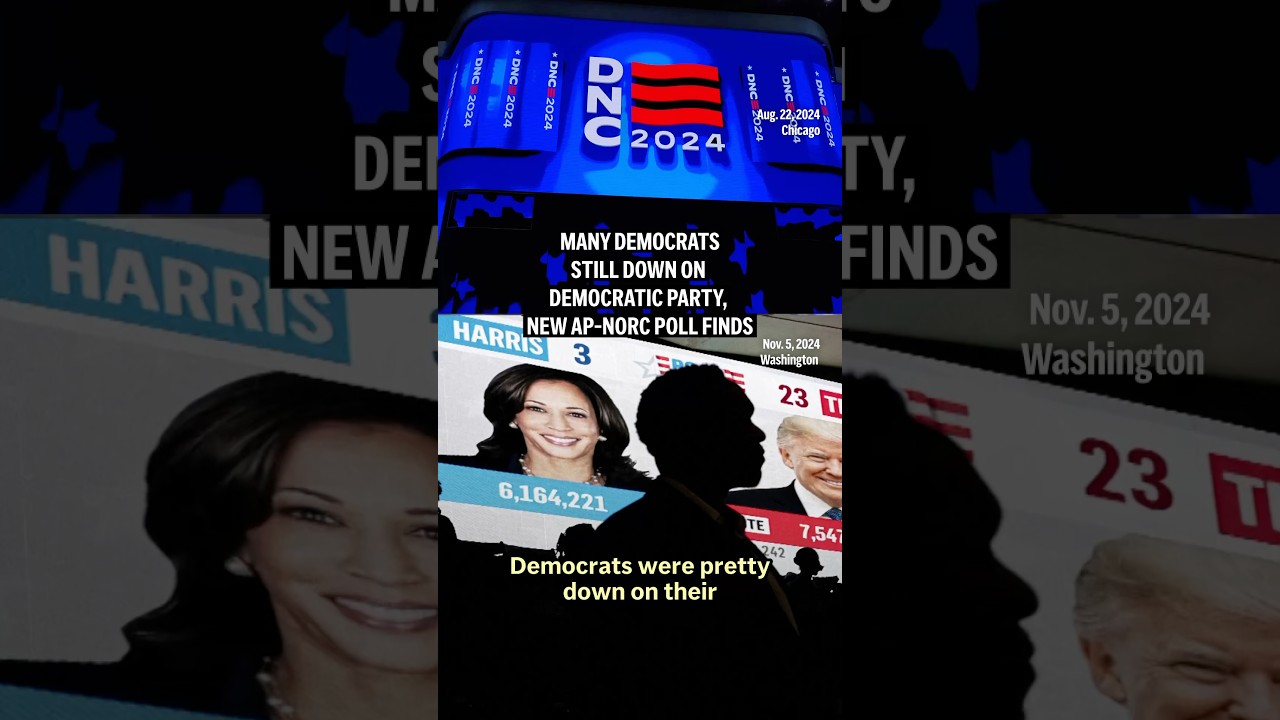 Many Democrats still down on Democratic Party, new AP-NORC poll finds