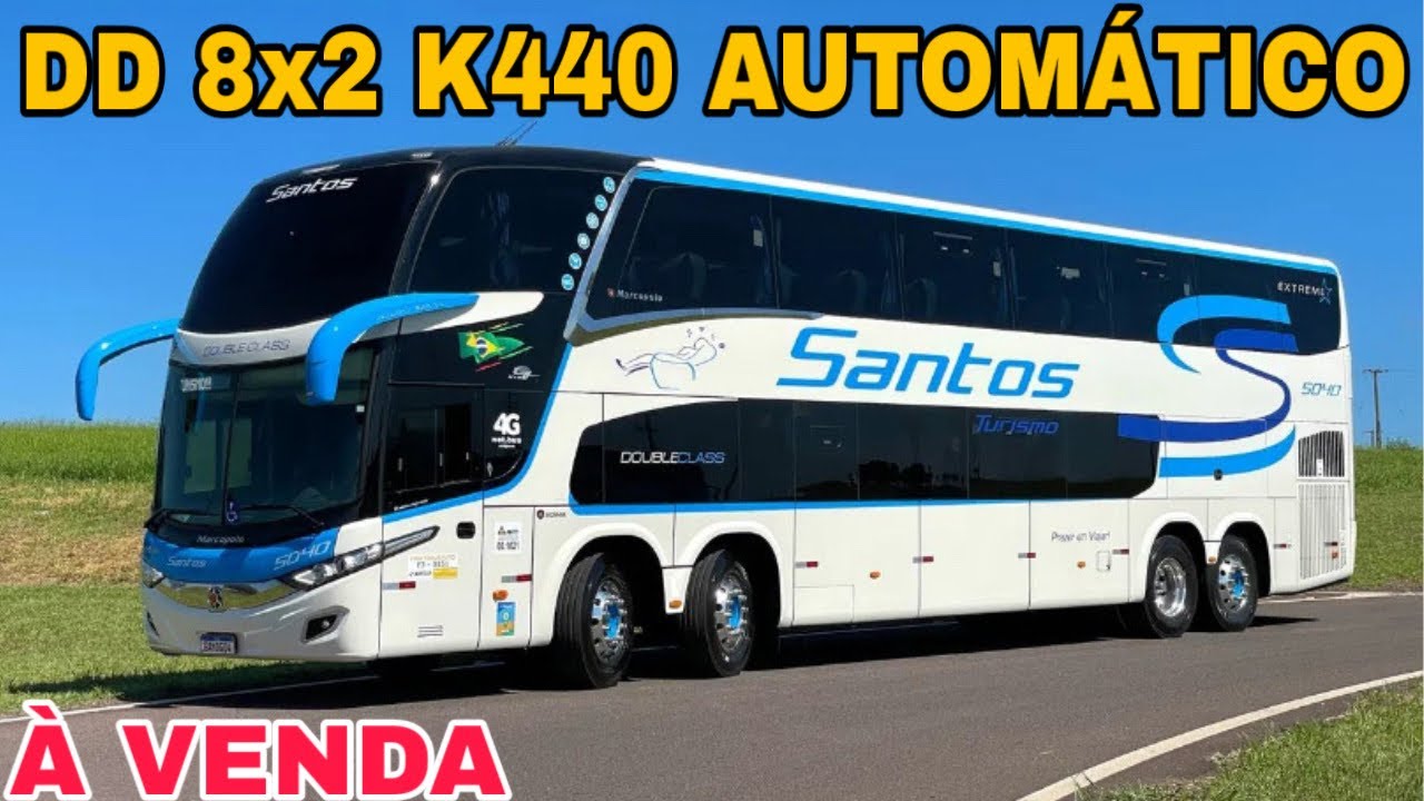 ÔNIBUS PARA TURISMO!! PARADISO 1800 DD G7 À VENDA - SCANIA K440 8x2