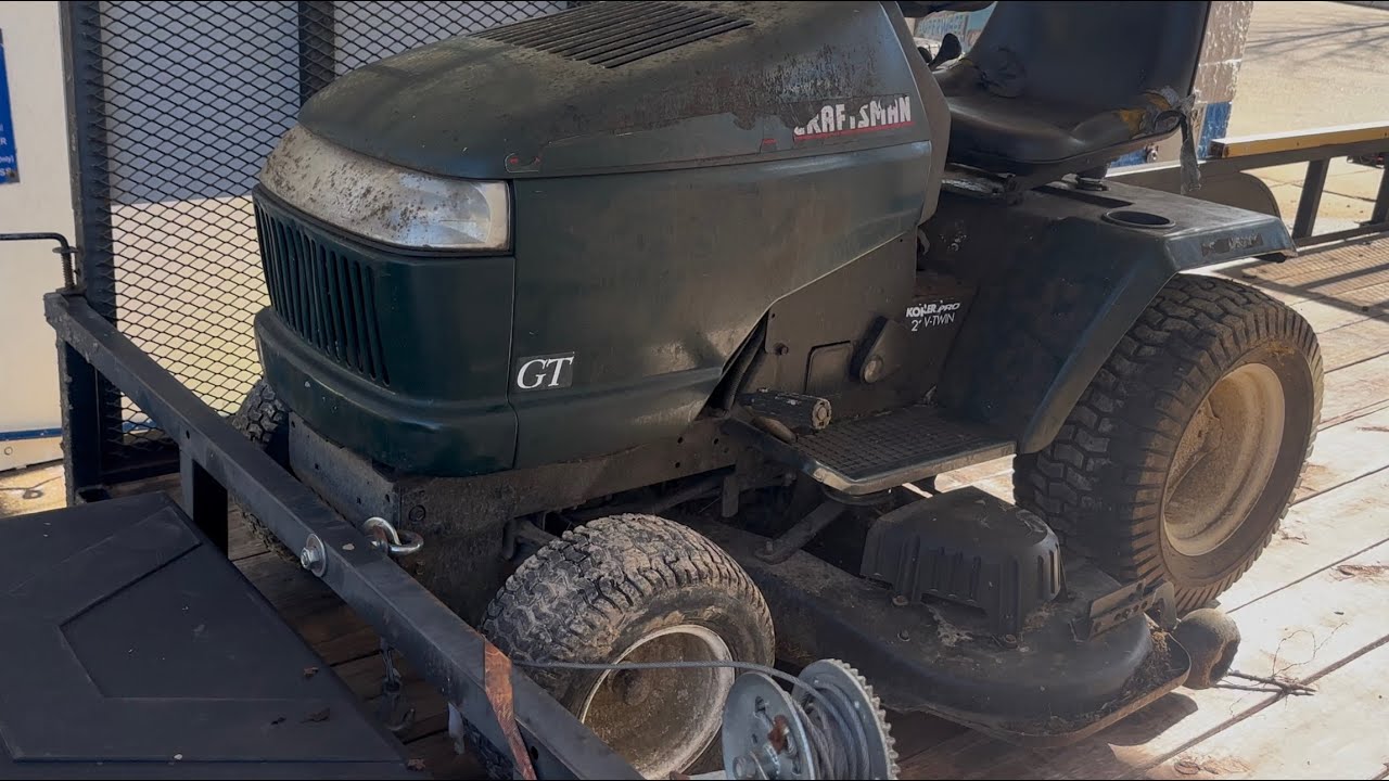 Заведется ли газонокосилка Craftsman GT?