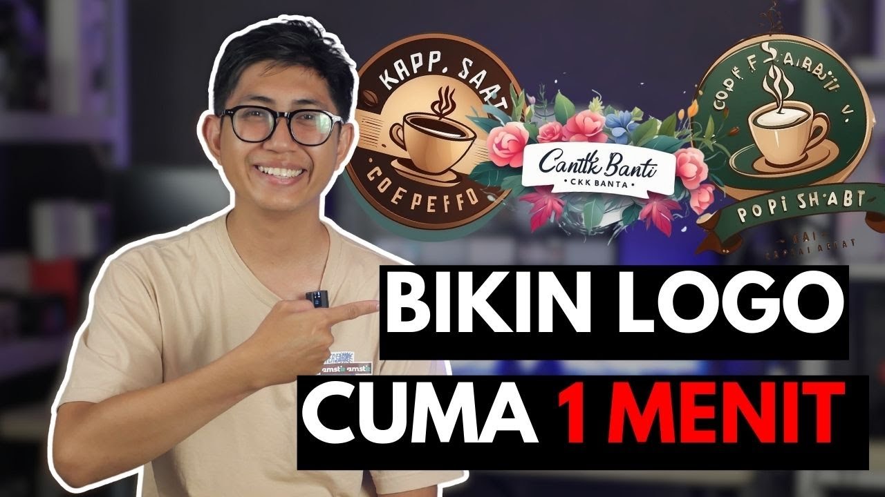Cara Membuat Logo Pakai AI (Artificial Intelligence) CUMA 1 MENIT