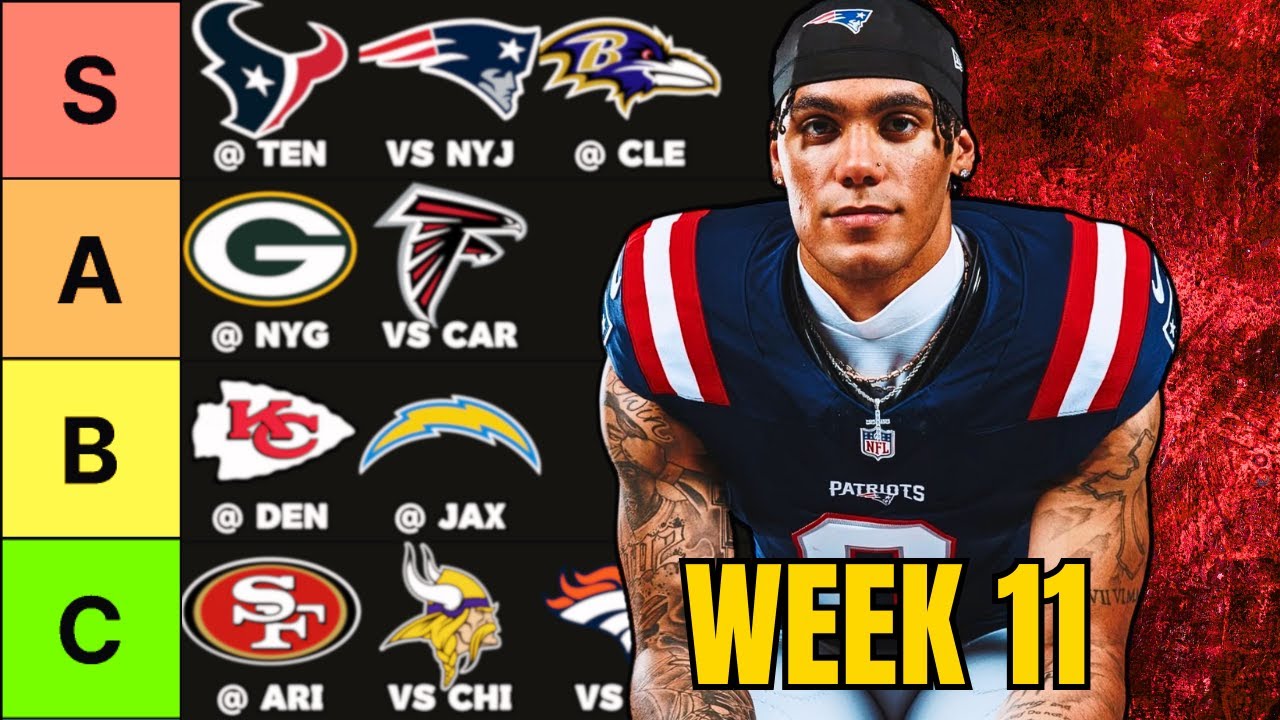 Top 12 Defense Rankings For Week 11 Fantasy Football
