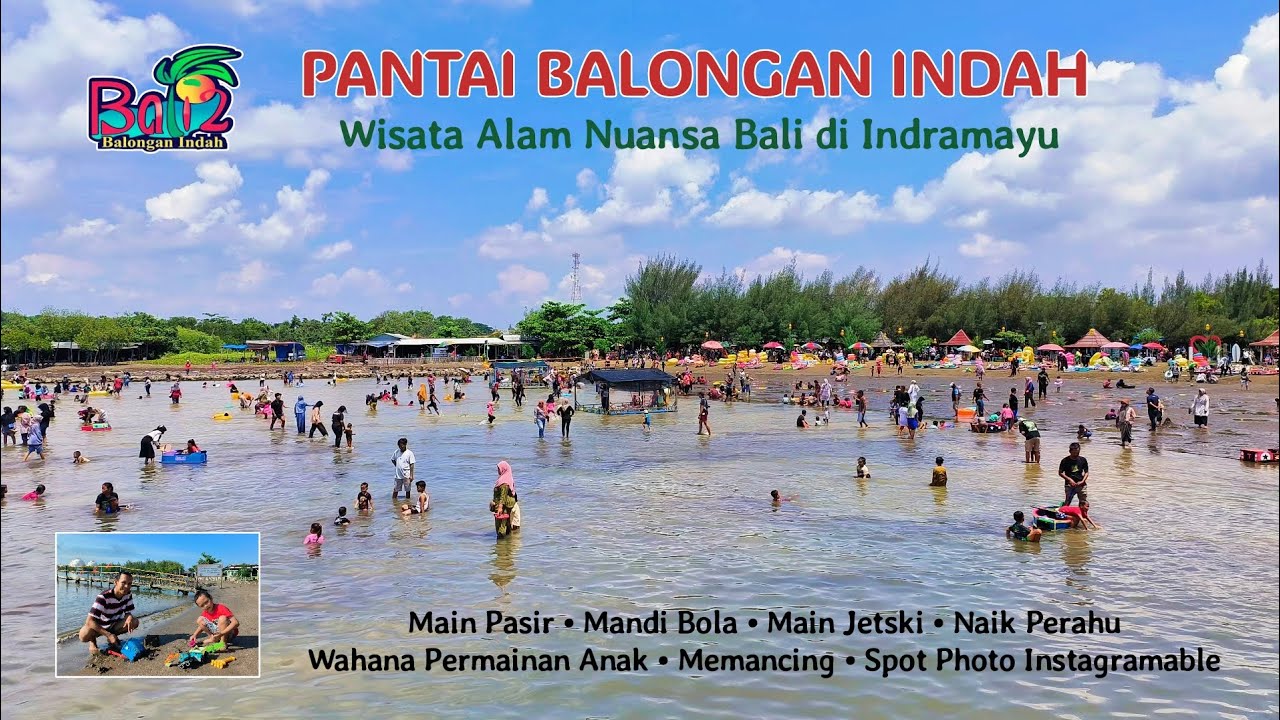 Pantai Balongan Indah || Wisata hits bernuansa Bali di Indramayu