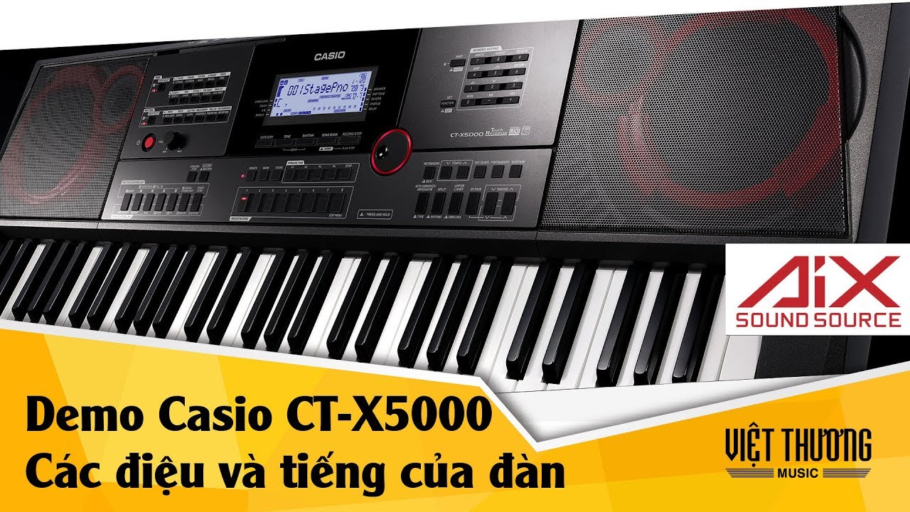 Demo điệu tiếng đàn organ Casio CTX5000 / Casio CT-X5000