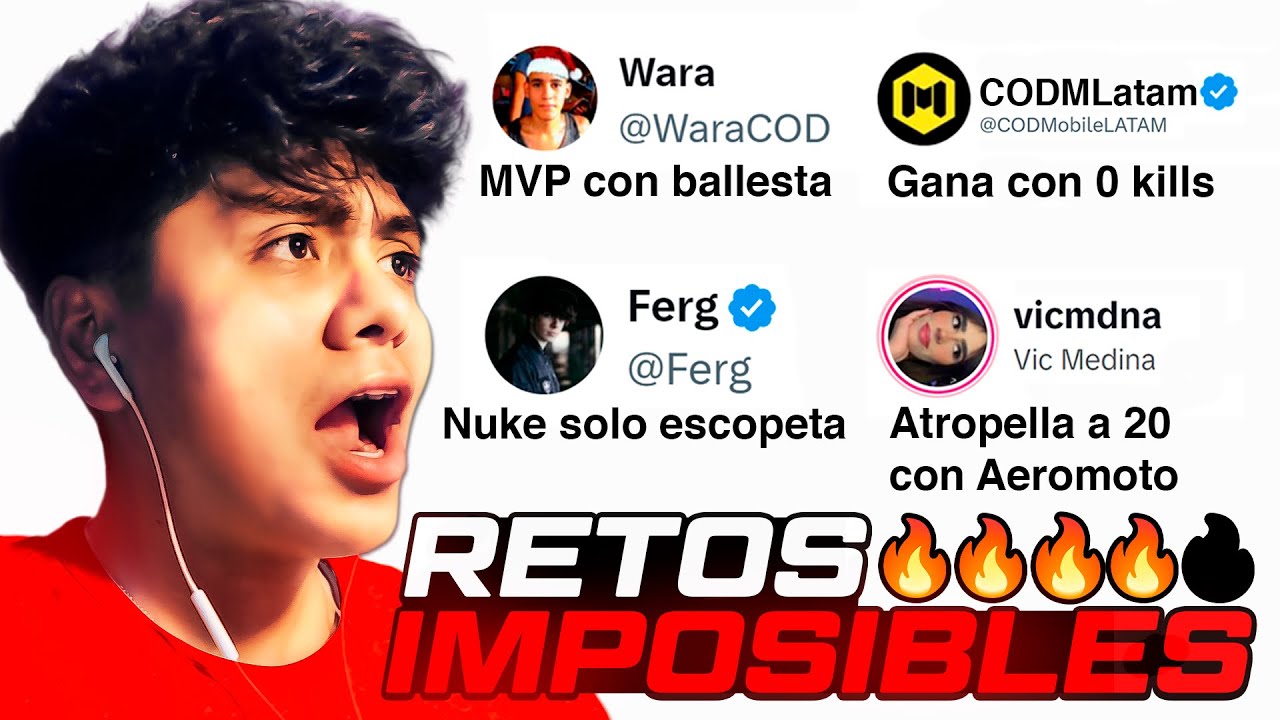 Jugando RETOS IMPOSIBLES en COD mobile