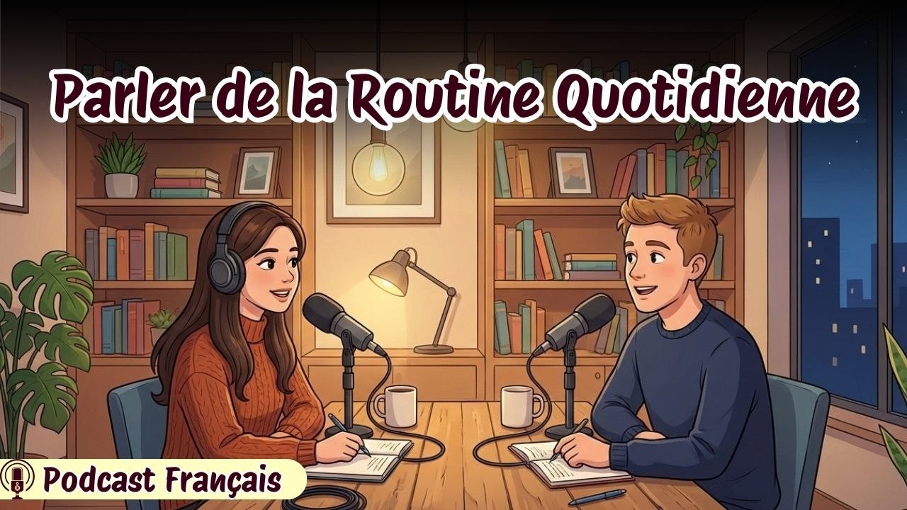 Podcast en français 🇫🇷 | Parler de la vie quotidienne facilement (A1–B1) | Compréhension orale