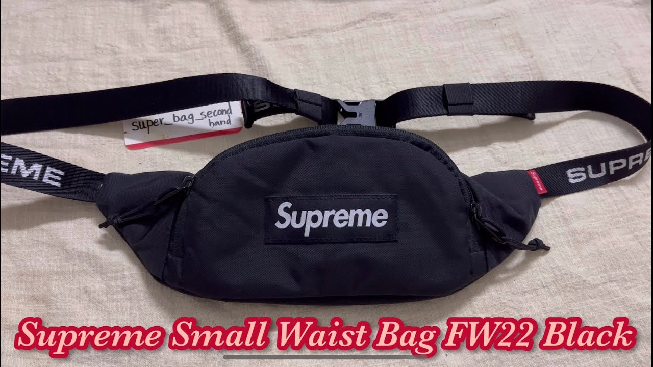 Supreme Small Waist Bag Black (FW22)