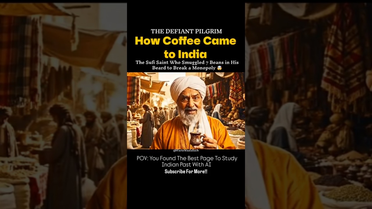The Smuggled Secret: The Story of Baba Budan and The 7 Beans That Started India's Coffee Empire ☕