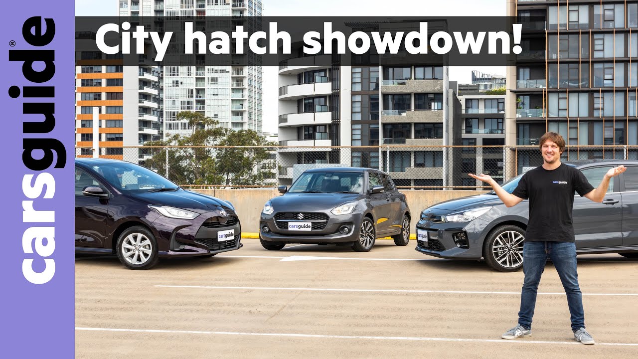Kia Rio GT-Line v Toyota Yaris SX v Suzuki Swift GLX Turbo: 2021 city car comparison!